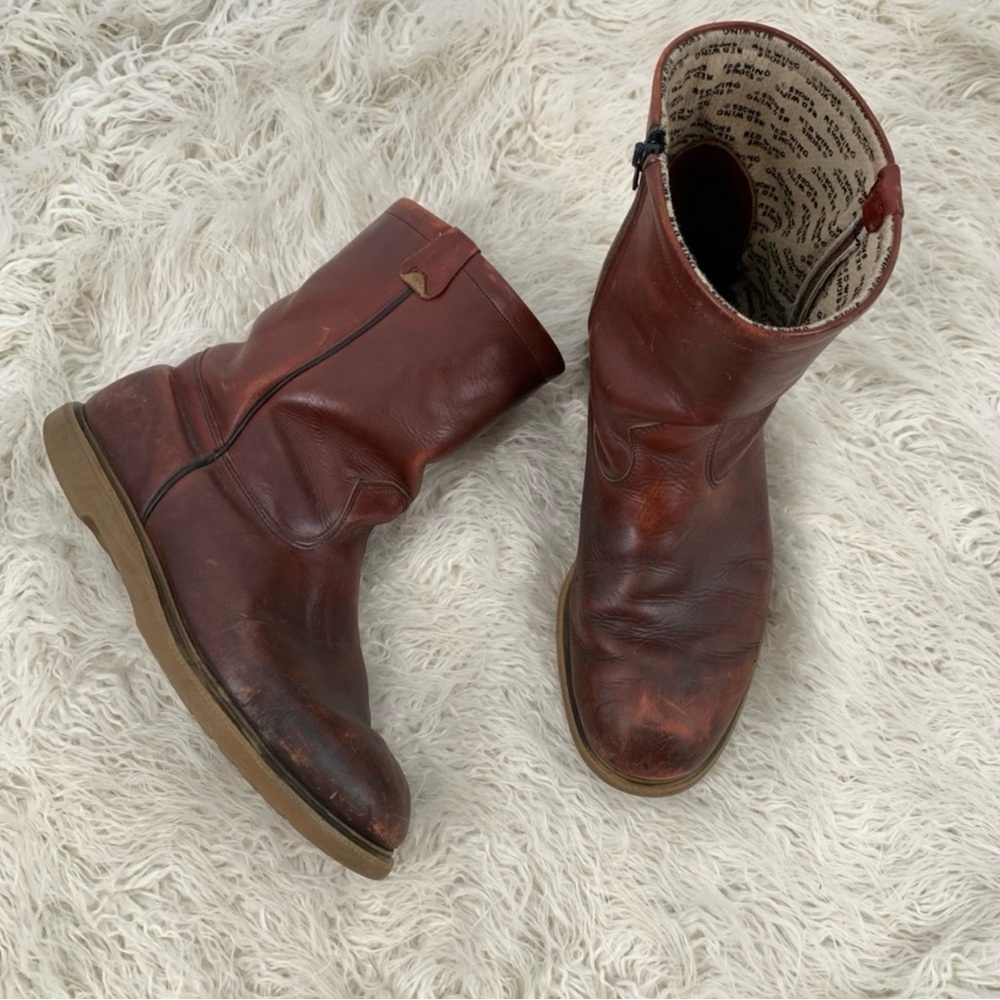 Red Wings Vintage Pull On Leather Boots Men’s Size 12 D